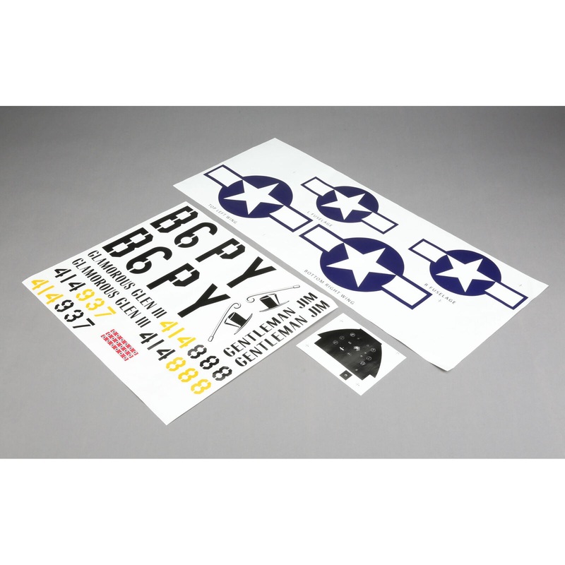 HANGAR 9 HAN477017 Decal Sheet: P-51D 60cc