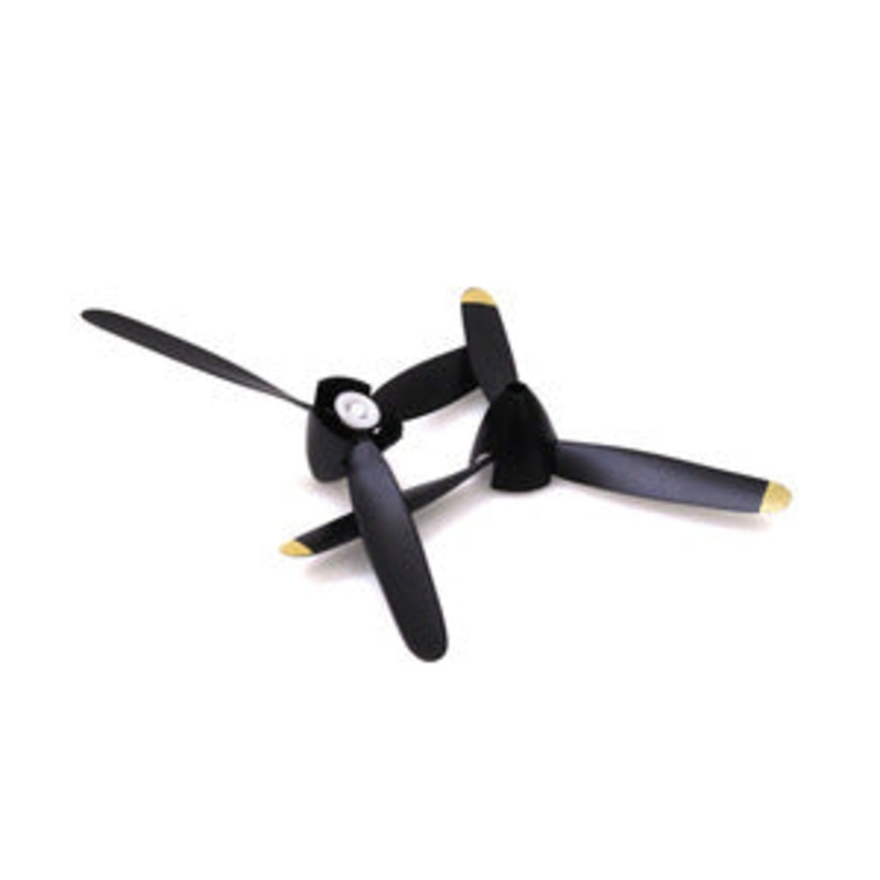 RAGE RC RGRA1329 3-Blade Propeller & Spinner Set (2); Spitfire