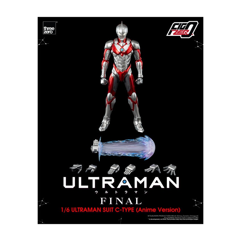 Anime ULTRAMAN FINAL Season threezero Corporation FigZero 1/6 ULTRAMAN SUIT C-TYPE (Anime Version)