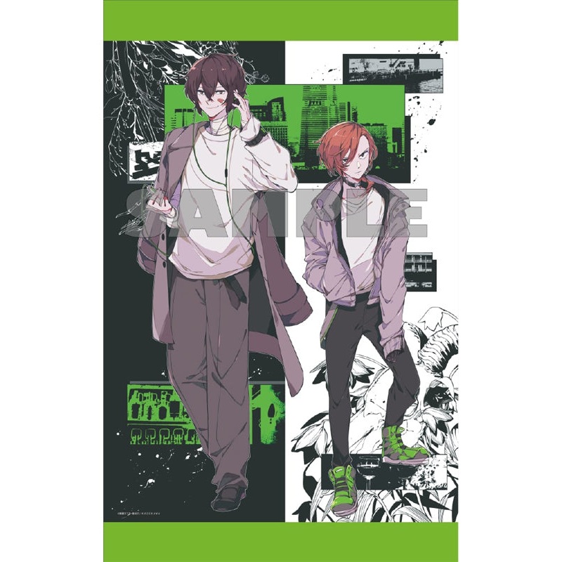 Bungo Stray Dogs KADOKAWA Harukawa 35 Illustration B2 Tapestry Dazai & Chuya