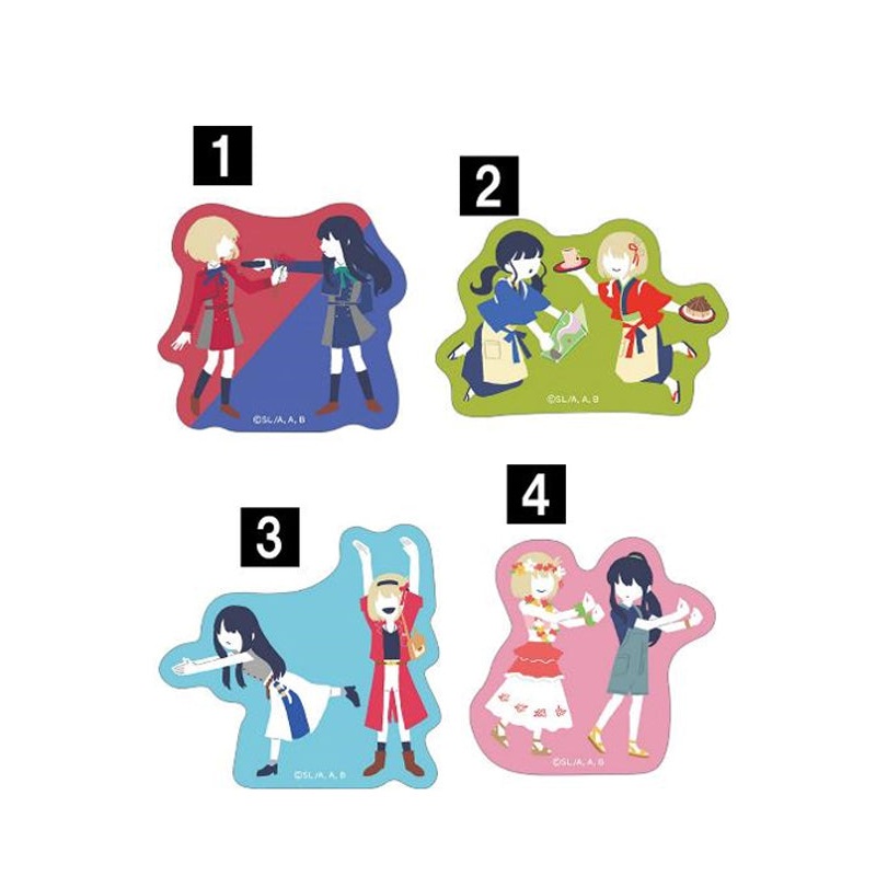 Lycoris Recoil Movic Sticker Yuru Pallet School