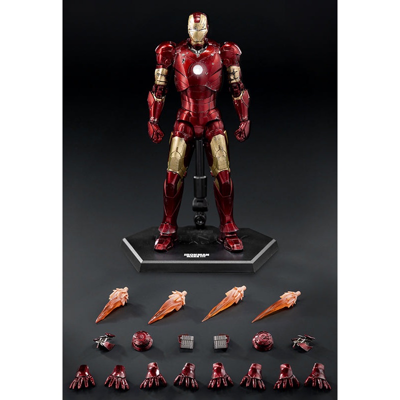 Marvel Studios: The Infinity Saga THREEZERO DLX Iron Man Mark 3 (Battle Damaged)