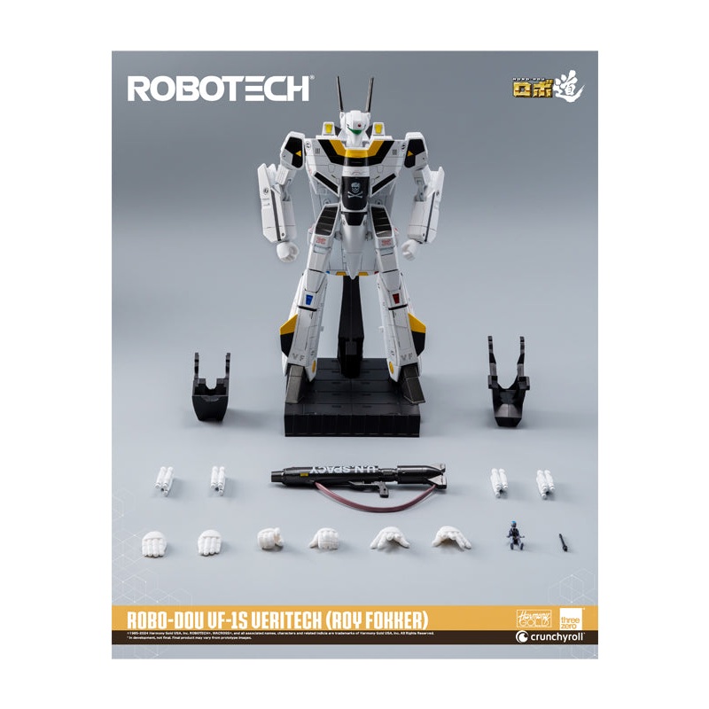ROBOTECH threezero Corporation ROBO-DOU ROBOTECH VF1S Veritech (Roy Fokker)