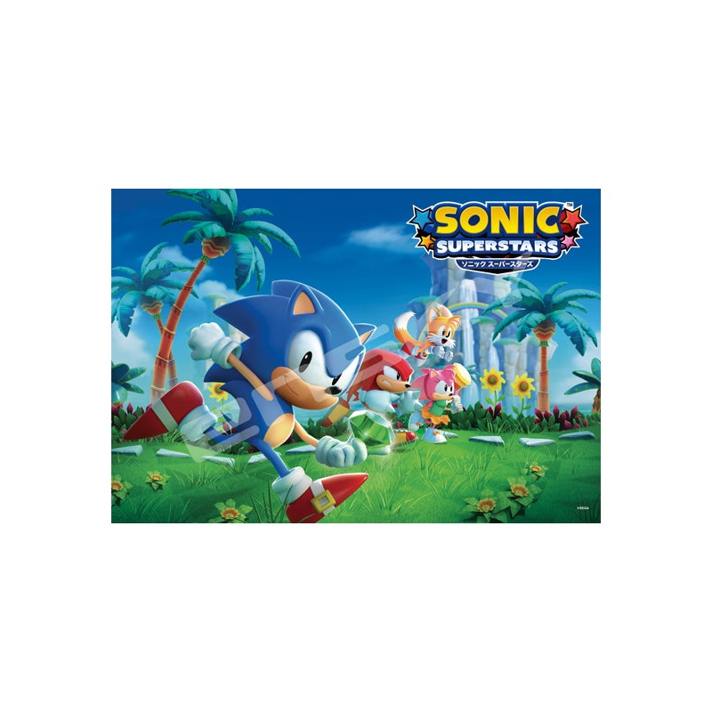 Sonic the Hedgehog Ensky Jigsaw Puzzle 500 Piece 500-557 Sticker Collection