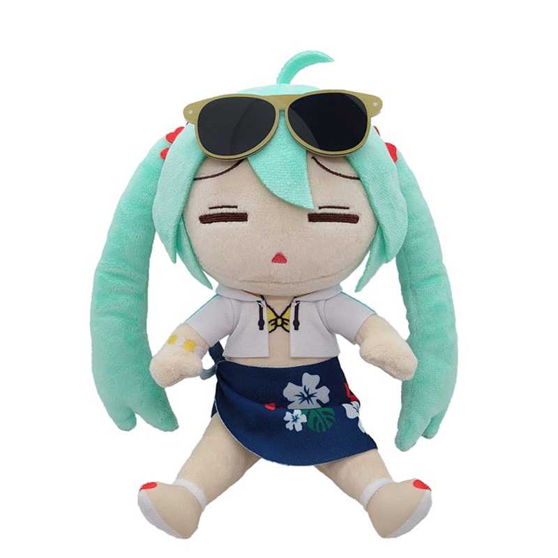 Hatsune Miku Series Darugurumi Movic Plush Hatsune Miku Summer Ver. With Sunglasses