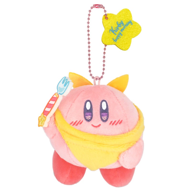 Kirby's Dream Land Sanei-boeki Kirby Happy Morning KHM-04 Mascot Kirby's Breakfast