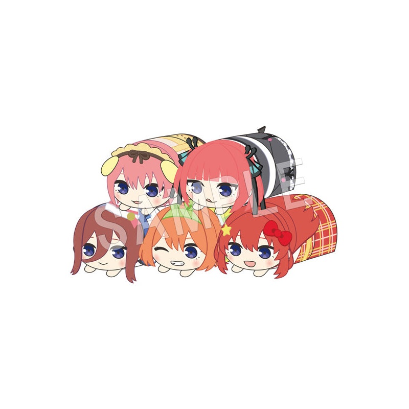 The Quintessential Quintuplets Season 2 Chugai Mining x Sanrio Characters Mochikororin Plush Mascot(Box of 5)