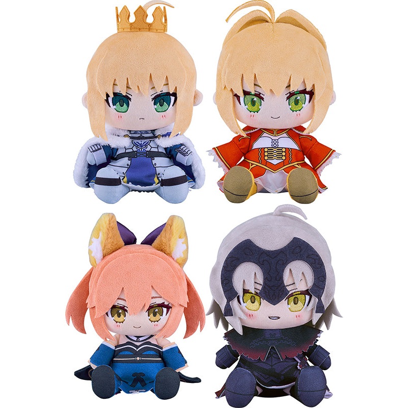 Fate/Grand Order Good Smile Company Chocopuni Plushie Saber/Altria Pendragon / Saber/Nero Claudius / Caster/Tamamo no Mae / Avenger/Jeanne d'Arc (Alter)