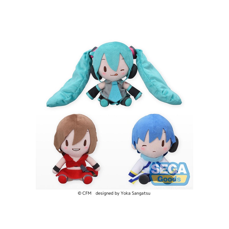 Hatsune Miku Series Plush SEGA fuwa petit Hatsune Miku & MEIKO & KAITO (EX)