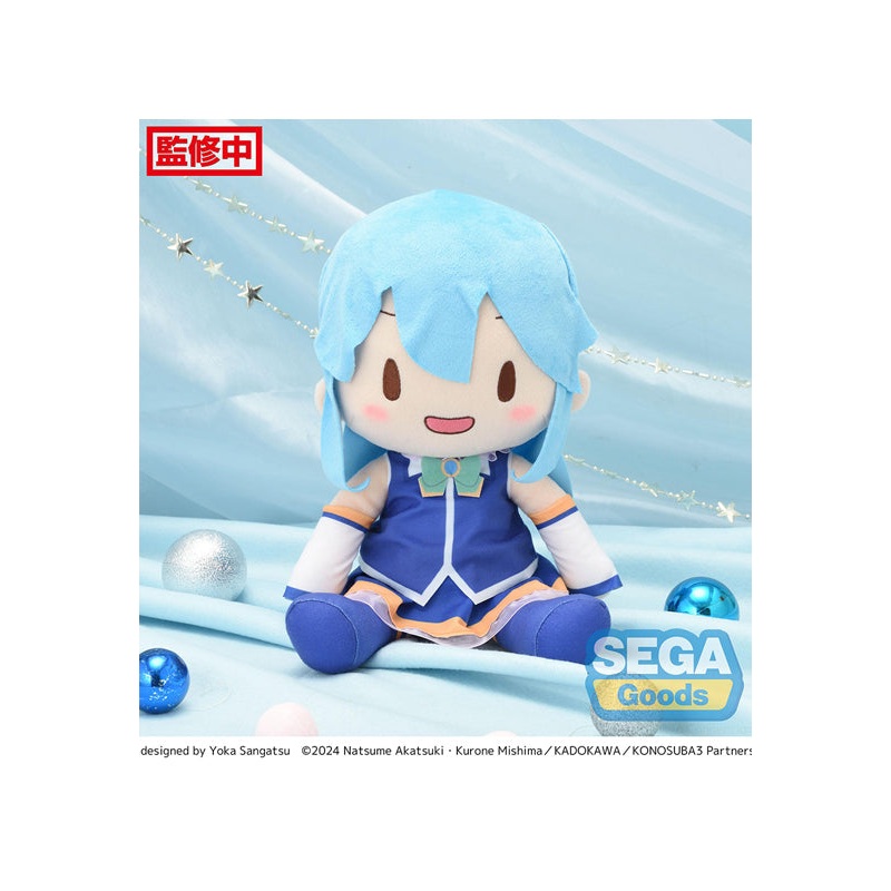 KONOSUBA -God's blessing on this wonderful world! 3 SEGA Fuwapetit L Plush Aqua
