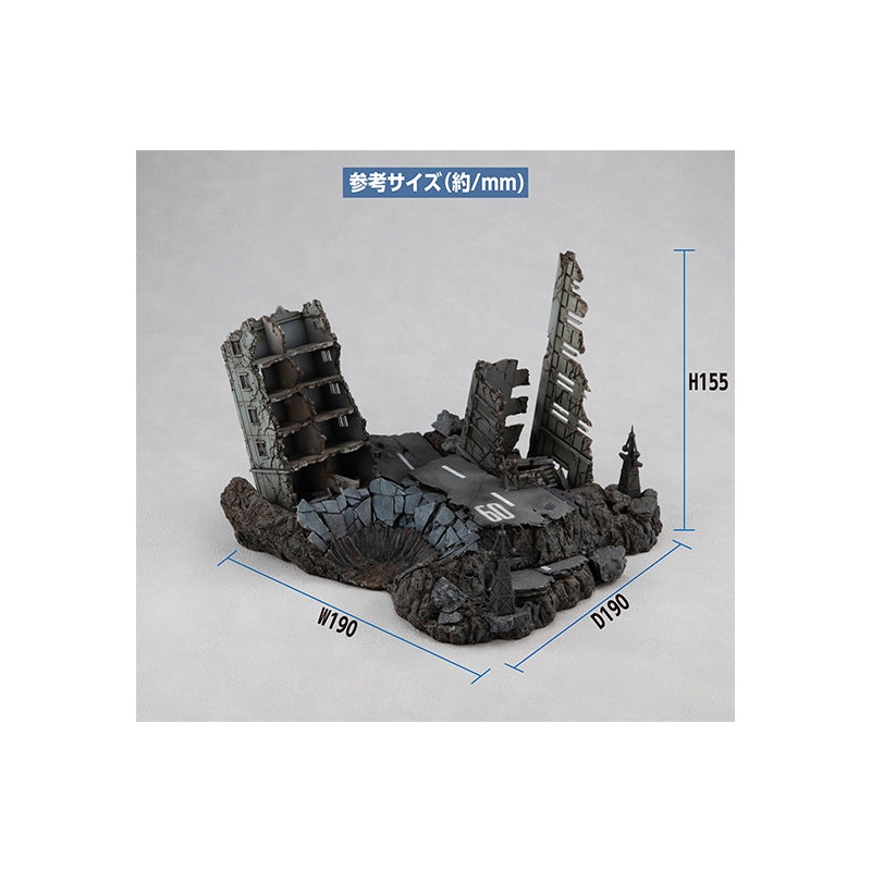 Gundam Mobile Suit RM series G structure MEGAHOUSE GS02MThe abandoned buildings in New Yark city Material Color Edition