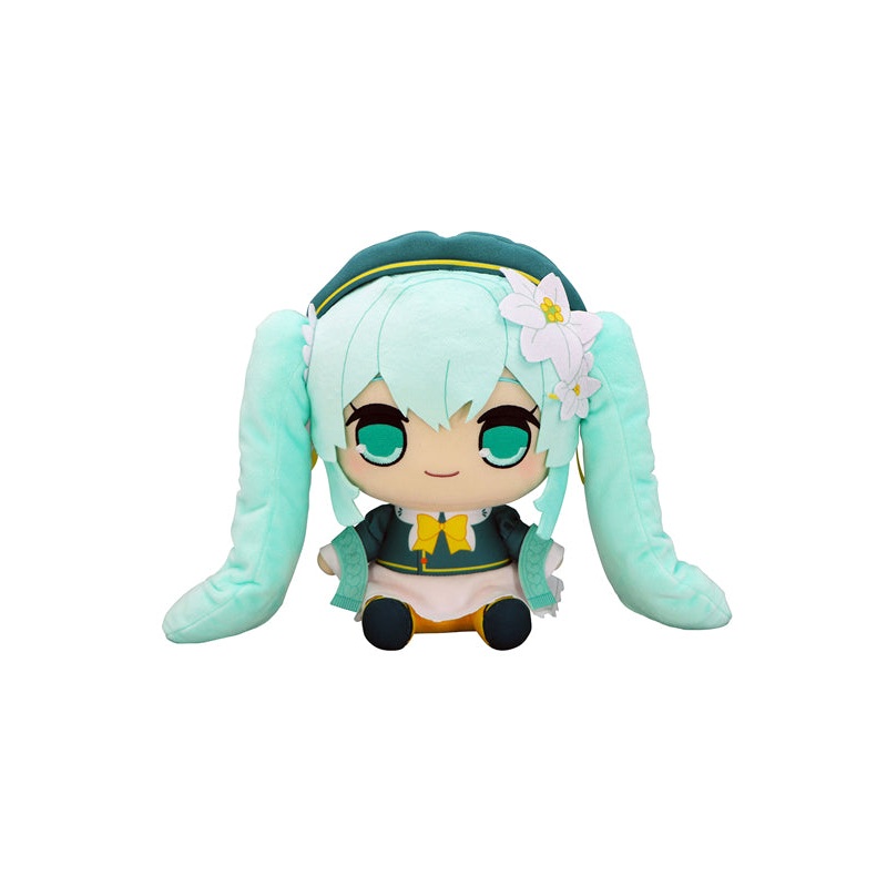 Hatsune Miku FuRyu KYURUMARU Big Plush Toy -Lily ver.-