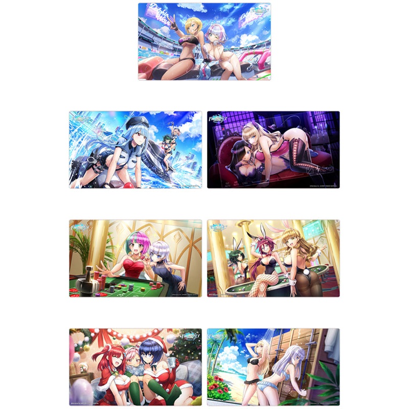 Dolphin Wave Curtain Tamashii Rubber Mat (1-7 selection)