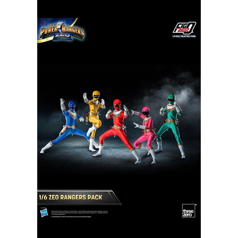 Power Rangers Zeo threezero FigZero 1/6 Zeo Rangers Pack