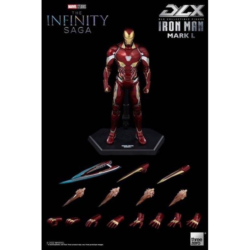 Avengers: Infinity War. threezero The Infinity Saga DLX Iron Man Mark 50 (Re-run)