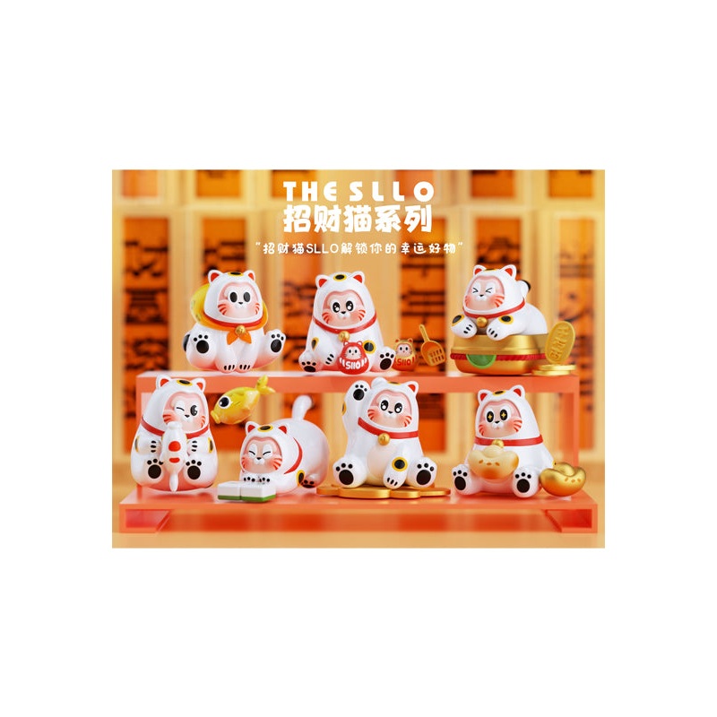 WOOO THE SLLO MANEKINEKO SERIES TRADING FIGURE (1 Random)