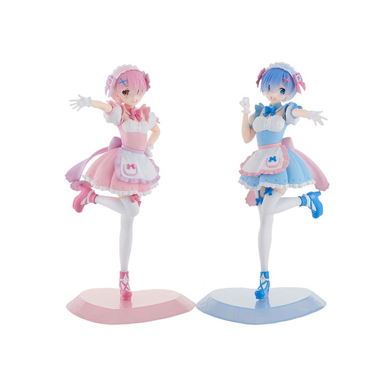 Re:ZERO -Starting Life in Another World-FuRyu TENITOL Yumekawa Maid Rem & Ram: Set With Bonus