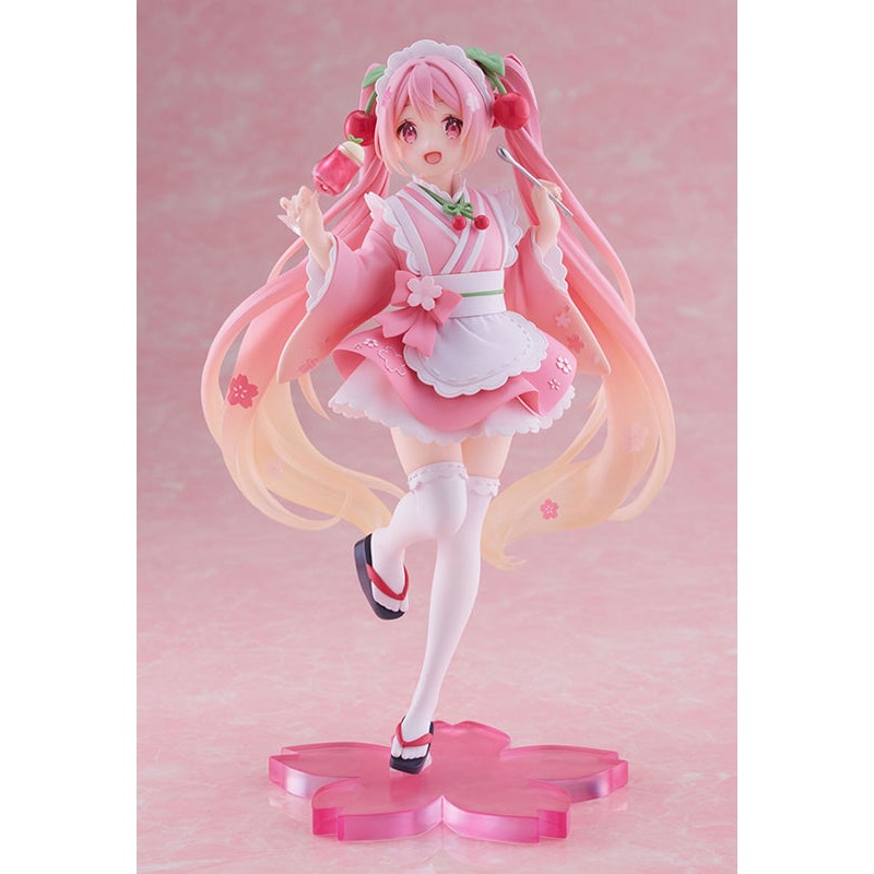 Hatsune Miku TAITO Sakura Miku Newley Written Figure (Japanese Cafe Ver.)