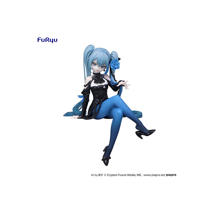 Hatsune MikuFuRyu Noodle Stopper Figure Blue Rose
