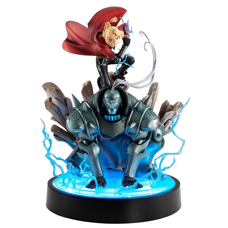 Fullmetal Alchemist MEGAHOUSE Precious G.E.M. series Edward & Alphonse Elric Brother set 15th Anniversary repeat