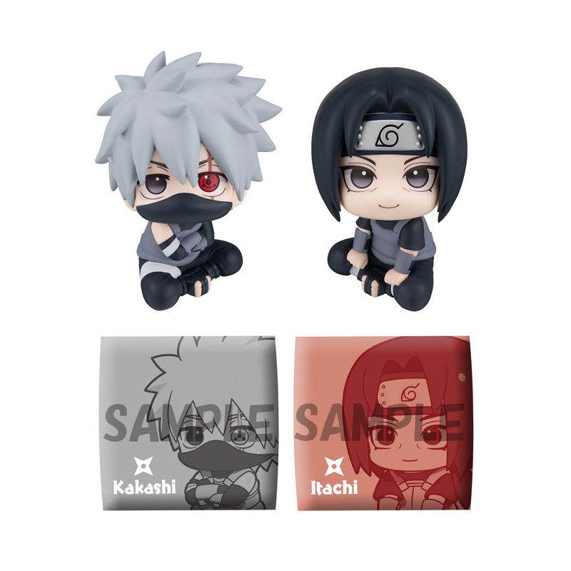 NARUTO Shippuden MEGAHOUSE Lookup Kakashi Hatake Anbu ver.Itachi Uchiha Anbu ver.set with gift