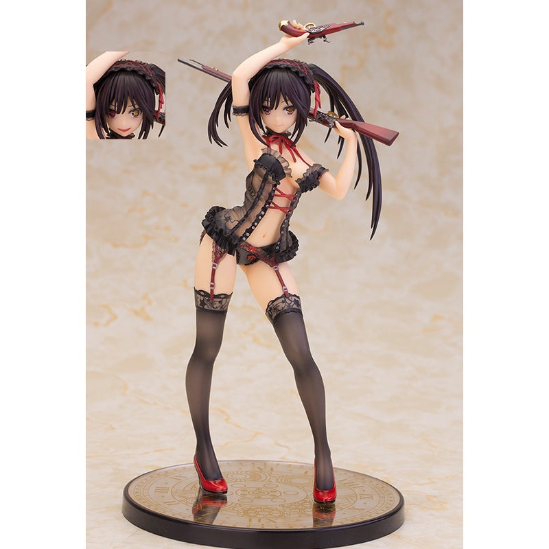 Date A Live Alphamax Kurumi Tokisaki Lingerie Ver. Black color (with alternate face parts)[Resale]