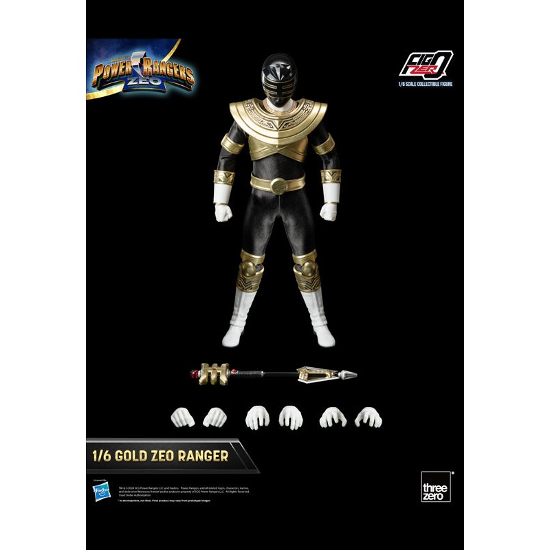 Power Rangers Zeo threezero FigZero 1/6 Gold Zeo Power Ranger