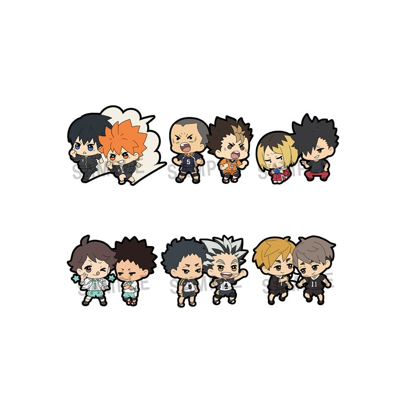 Haikyu!! MEGAHOUSE Rubber Mascot Buddycolle Repeat