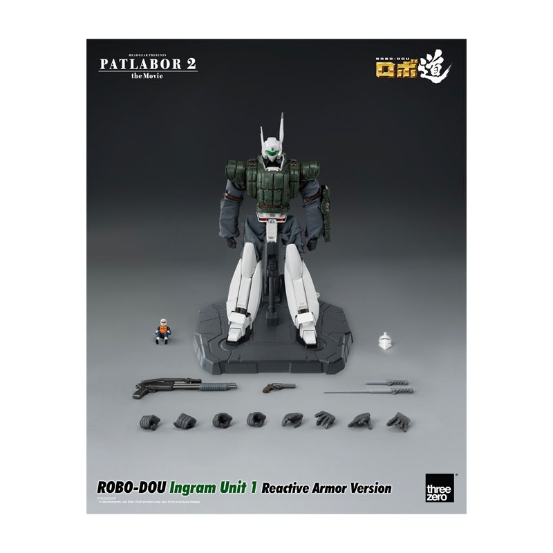 Patlabor 2: The Movie threezero 3A ROBO-DOU Ingram Unit 1 Reactive Armor Version