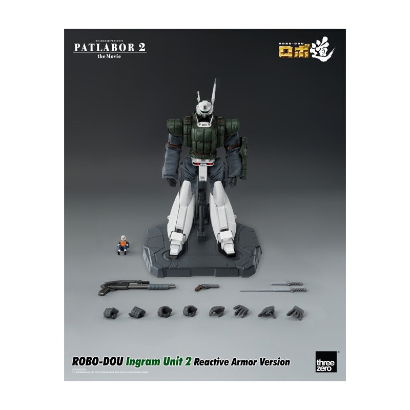 Patlabor 2: The Movie threezero 3A ROBO-DOU Ingram Unit 2 Reactive Armor Version