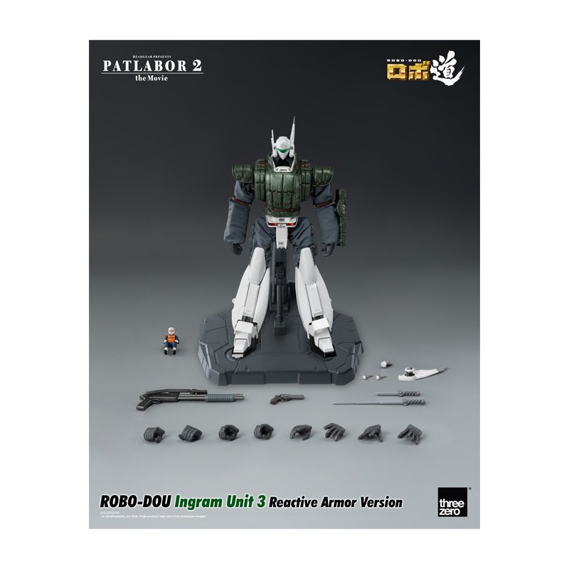 Patlabor 2: The Movie threezero 3A ROBO-DOU Ingram Unit 3 Reactive Armor Version