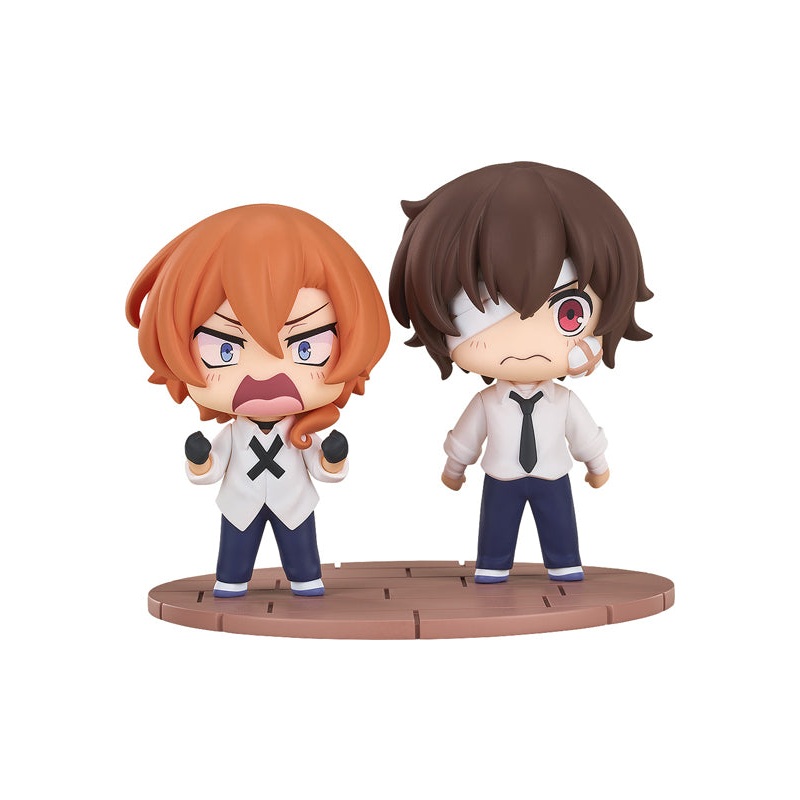Bungo Stray Dogs WAN! Good Smile Arts Shanghai Chibi Figure Osamu Dazai & Chuya Nakahara: Fourteen-Year-Old Ver.