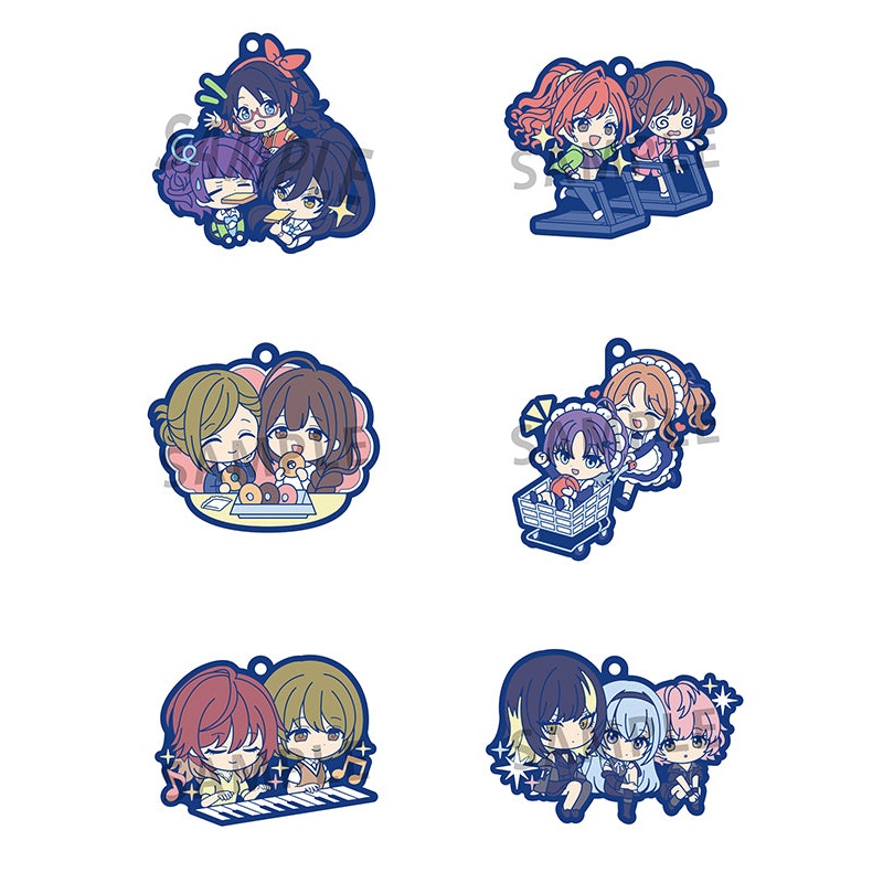 THE IDOLMSTER MEGAHOUSE Rubber Mascot Buddycolle SHINY COLORS Vol.2