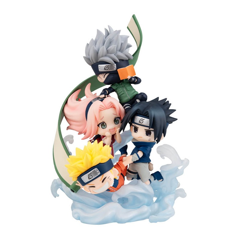 NARUTO Shippuden MEGAHOUSE FigUnity Gather here, Team 7with gift