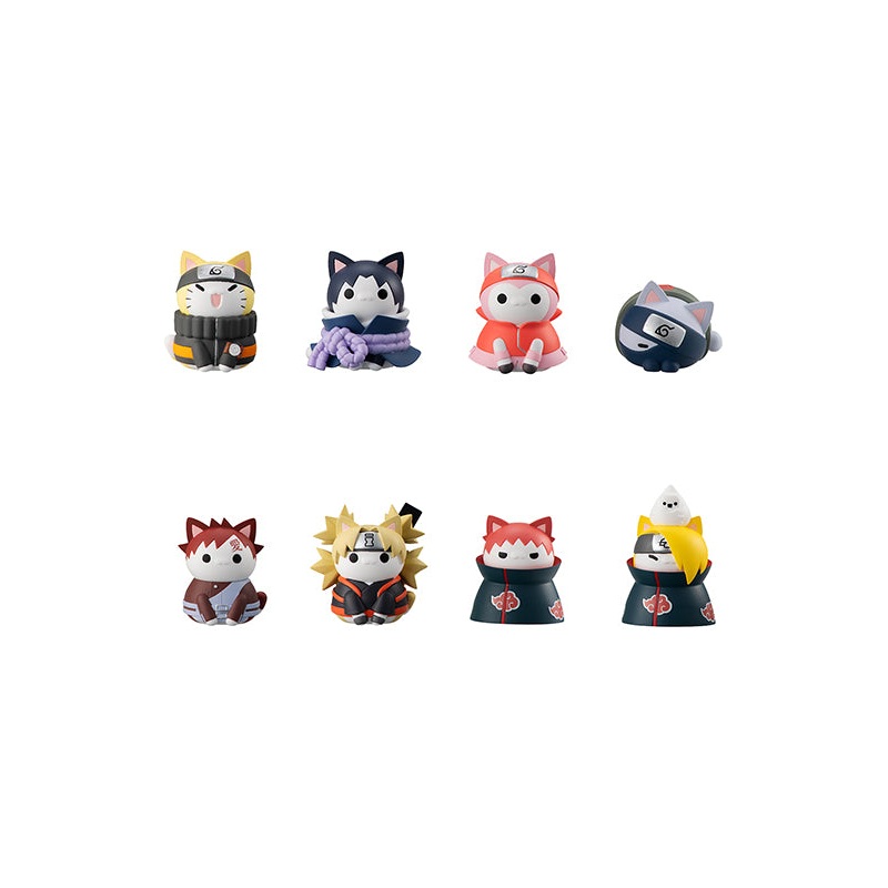 NARUTO Shippuden Nyaruto MEGAHOUSE MEGA CAT PROJECT Ver. Battle with AkatsukiRepeat