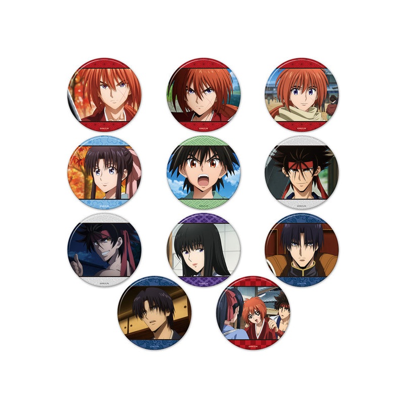 Rurouni Kenshin: Meiji Swordsman Romantic Story azumaker Trading Can Badge