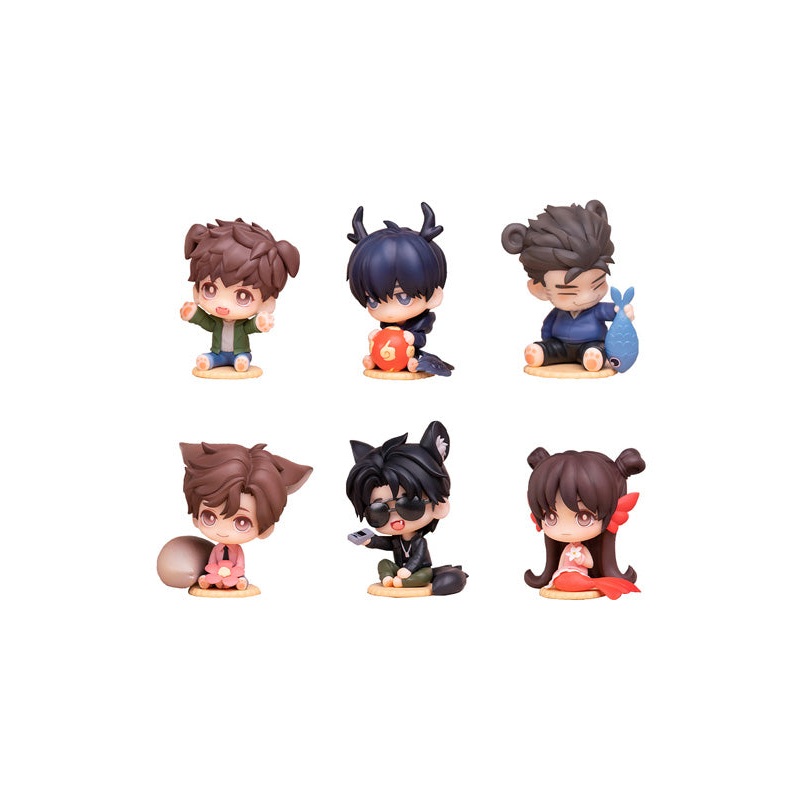 TIME RAIDERS Myethos Cute Animal Chibi Figure Series (set of 6)