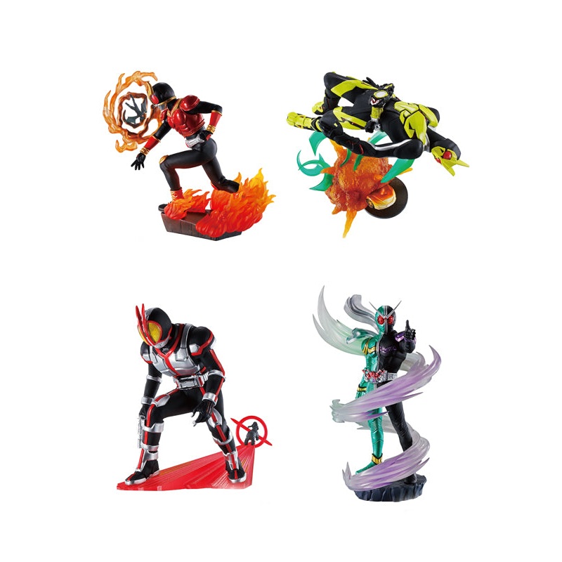Masked Rider Petitrama series MEGAHOUSE Lengend Rider Memories Set