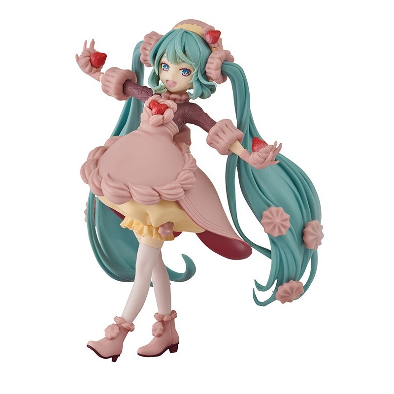 Hatsune Miku FURYU SweetSweets Series Figure Hatsune Mikustrawberry chocolate short