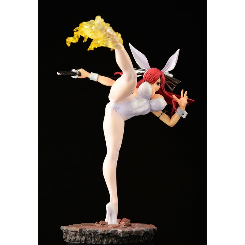 FAIRY TAIL Orcatoys Erza Scarlet  HIGH KICKver. White Bunny