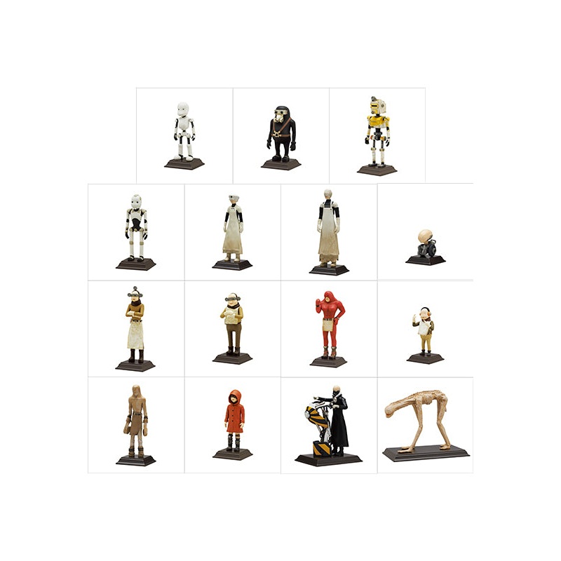 JUNK HEAD kitan club JUNK HEAD Figure Mascot 17-Piece Set