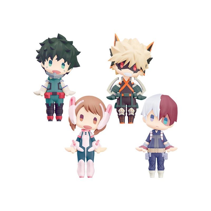 My Hero Academia TAKARA TOMY HELLO! GOOD SMILE Izuku Midoriya/Katsuki Bakugo/Ochaco Uraraka/Shoto Todoroki Set