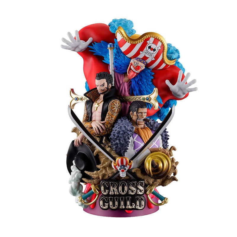 ONE PIECE MEGAHOUSE PETITRAMA DX LOGBOX RE BIRTH 03 Cross Guild