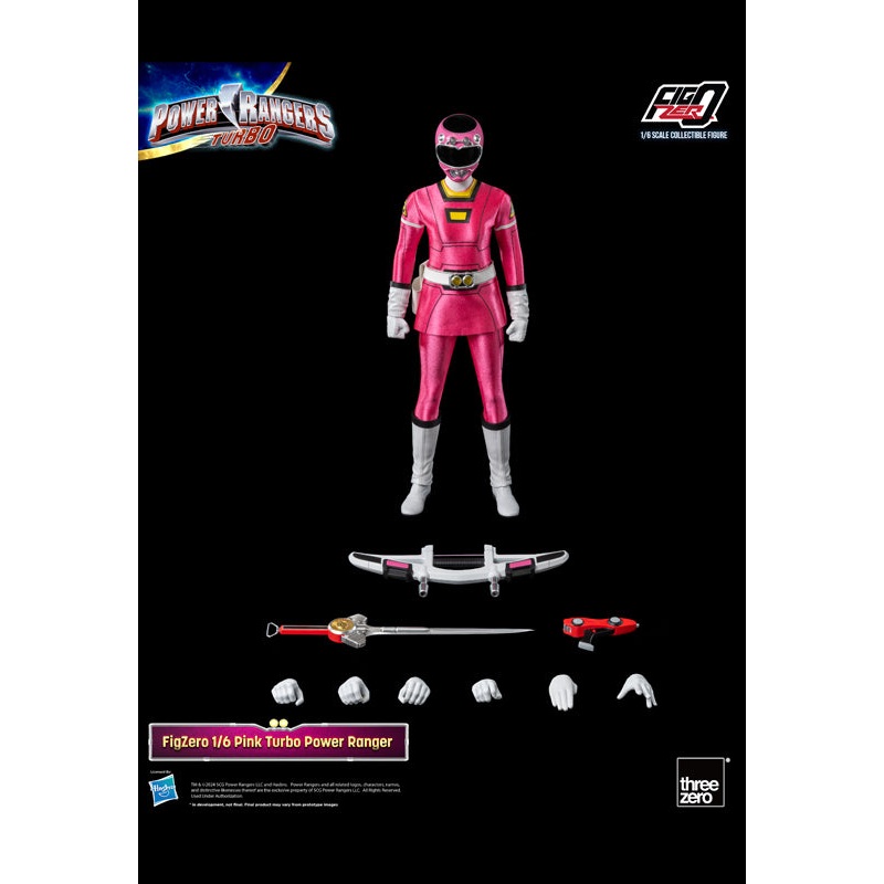 Power Rangers Turbo threezero FigZero 1/6 Pink Power Rangers