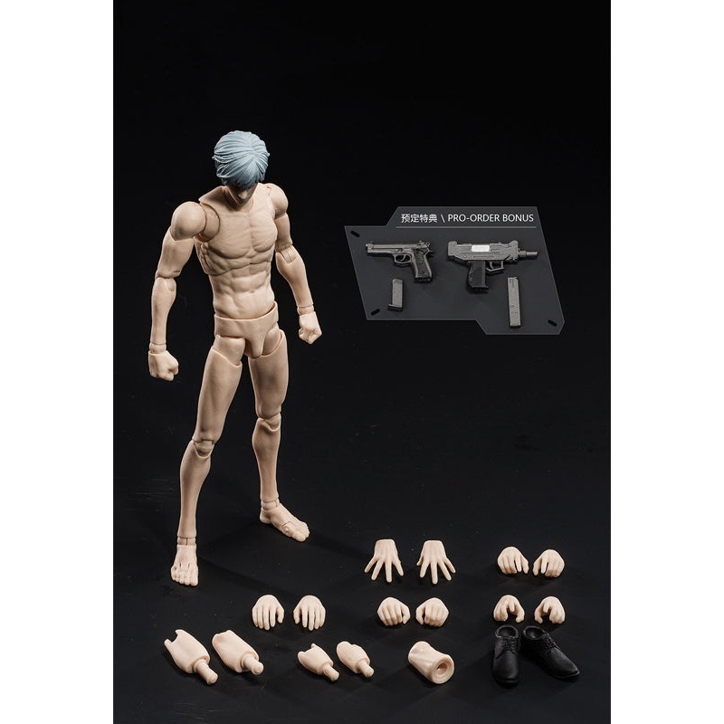 VTOYS x BMS 1/12 SCALE ACTION FIGURE BODY ONE VB002 WHITE SKIN