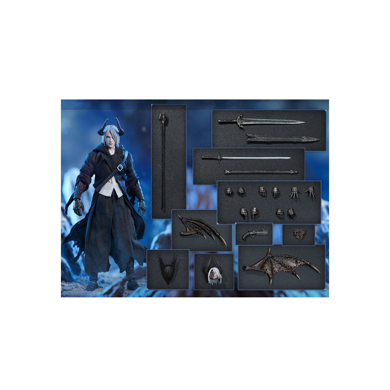 GRAVITY GARDEN SERIES VTOYS  HUNTER OF DRAGONFYRE 1/12 SCALE ACTION FIGURE DELUXE VERSION