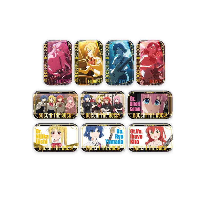 Bocchi the Rock! Ensky Foil Marukaku Can Badge