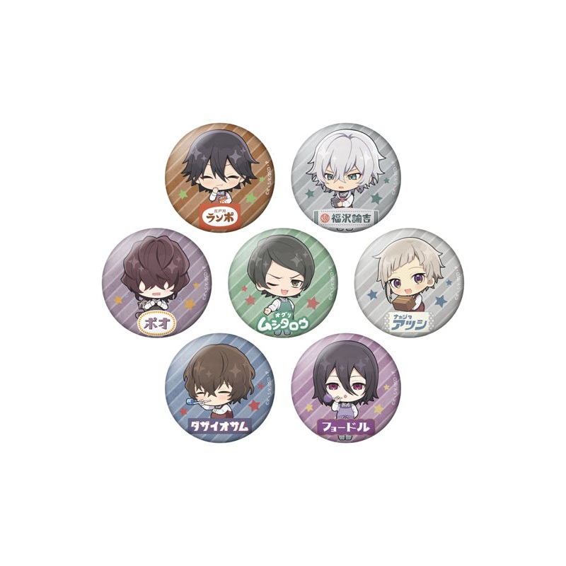 Bungo Stray Dogs Caravan Trading Mini Can Badge Bungo Dagashi Shop Ver.