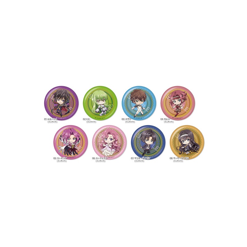Code Geass Lelouch of the Rebellion Lost Stories CS.FRONT Metallic Can Badge 01 Box B