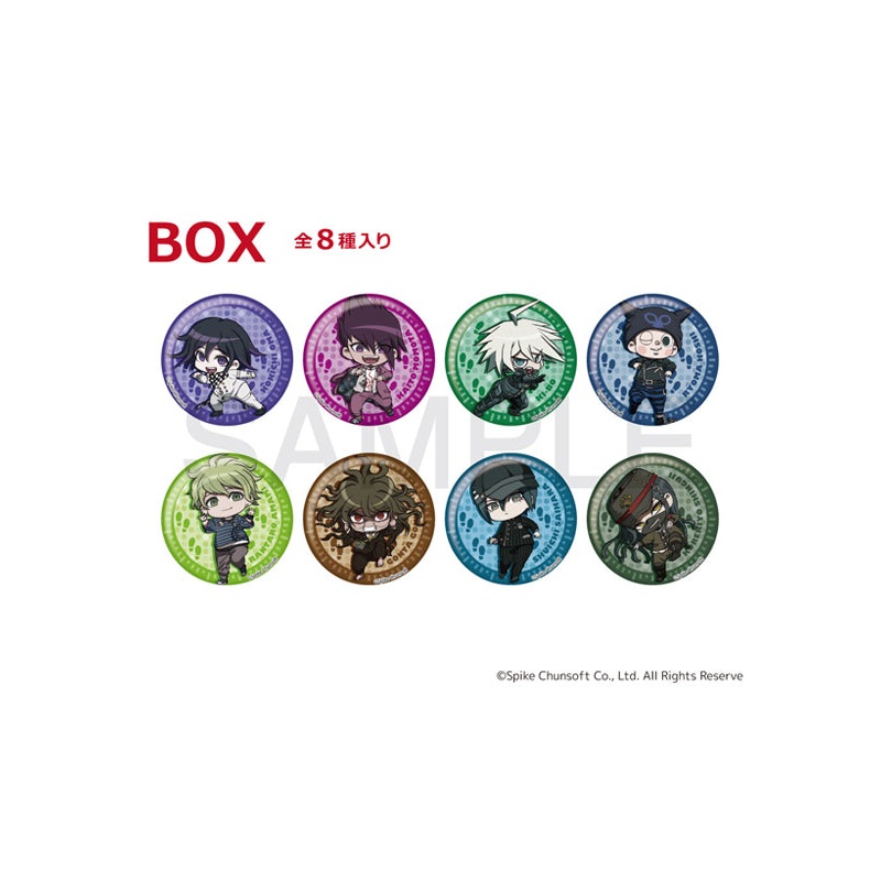Danganronpa V3: Killing Harmony EIGHT ENTERTAINMENT Chibitto Step Can Badge A Box(1 Random)